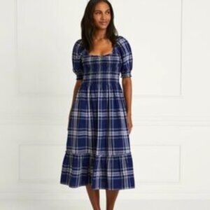 SOLD ELSEWHERE NWOT Hill House Louisa Nap Dress in Blue Plaid